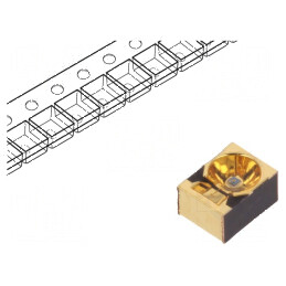 Fototranzistor 990nm 35V cu lentilă transparentă - Unghi de deschidere 60° | Electronic-mag.ro | Componente Electronice