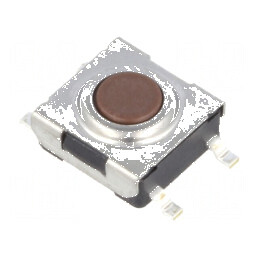 Microîntrerupător TACT SPST-NO 0,05A/12VDC Pozitie 2 SMT Fără  | Electronic-mag.ro | Componente Electronice