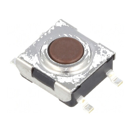 Microîntrerupător TACT SPST-NO 0,05A/12VDC Pozitie 2 SMT Fără  | Electronic-mag.ro | Componente Electronice