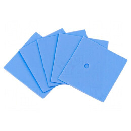Bandă termoconductoare 25mm x 26mm x 0,3mm, 1,5W/mK, set de 5 bucăți | Electronic-mag.ro | Componente Electronice