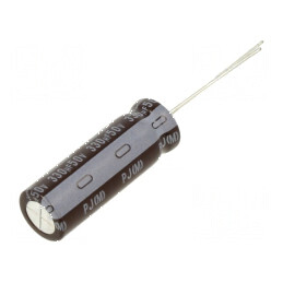 Condensator Electrolitic Low ESR THT 330uF 50VDC Ø10x31,5mm - Componentă Electronică de Înaltă Performanță | Electronic-mag.ro | Componente Electronice