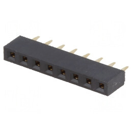 Conector şiruri pini soclu mamă 8 pini 2,54mm THT 1x8 - Componentă electronică de interconectare | Electronic-mag.ro | Componente Electronice