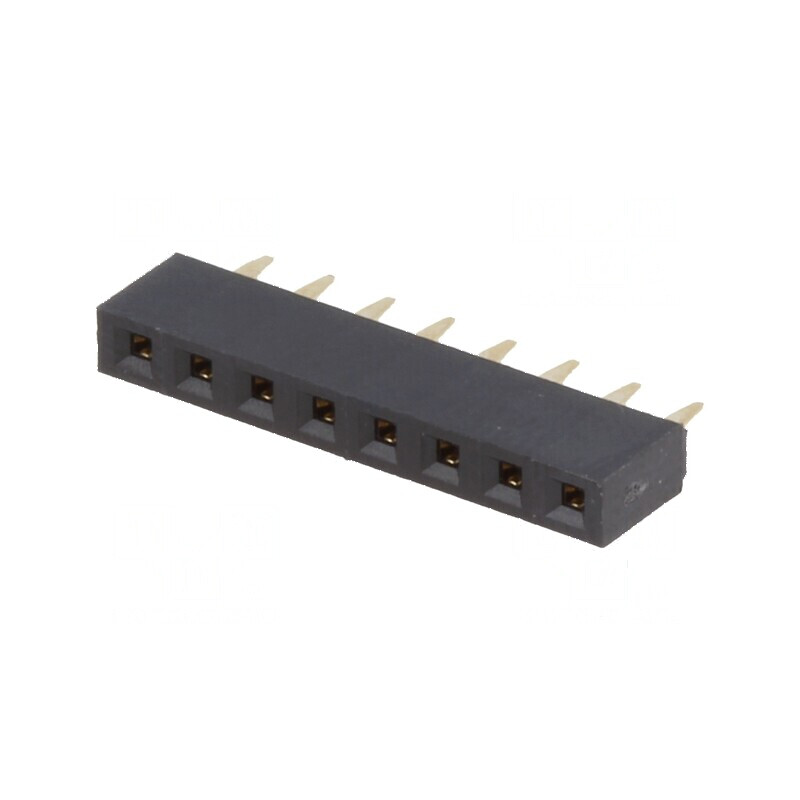 Conector şiruri pini soclu mamă 8 pini 2,54mm THT 1x8 - Componentă electronică de interconectare | Electronic-mag.ro | Componente Electronice Conector şiruri pini soclu mamă 8 pini 2,54mm THT 1x8 - Componentă electronică de interconectare | Electronic-mag.ro | Componente Electronice
