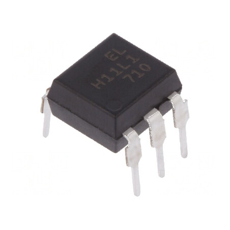 Optocuplor THT H11LX cu poartă Schmitt, 5kV, DIP6, Canale 1, Ieșire 1 | Electronic-mag.ro | Componente Electronice