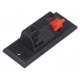 Conector pentru difuzoare - Terminal mono pentru montare pe panou | Electronic-mag.ro | Componente Electronice