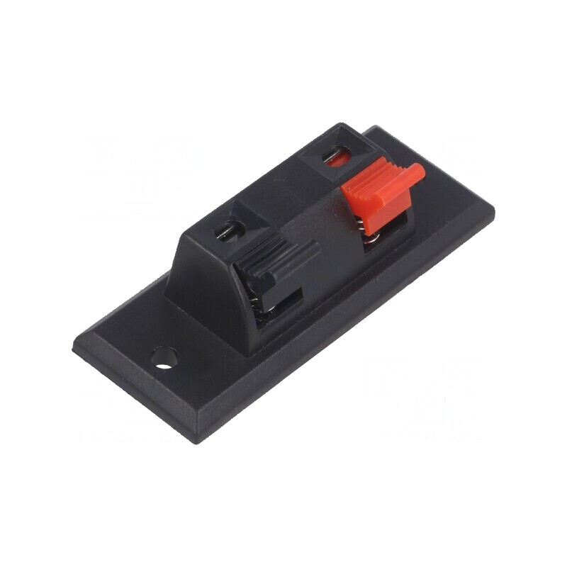 Conector pentru difuzoare - Terminal mono pentru montare pe panou | Electronic-mag.ro | Componente Electronice