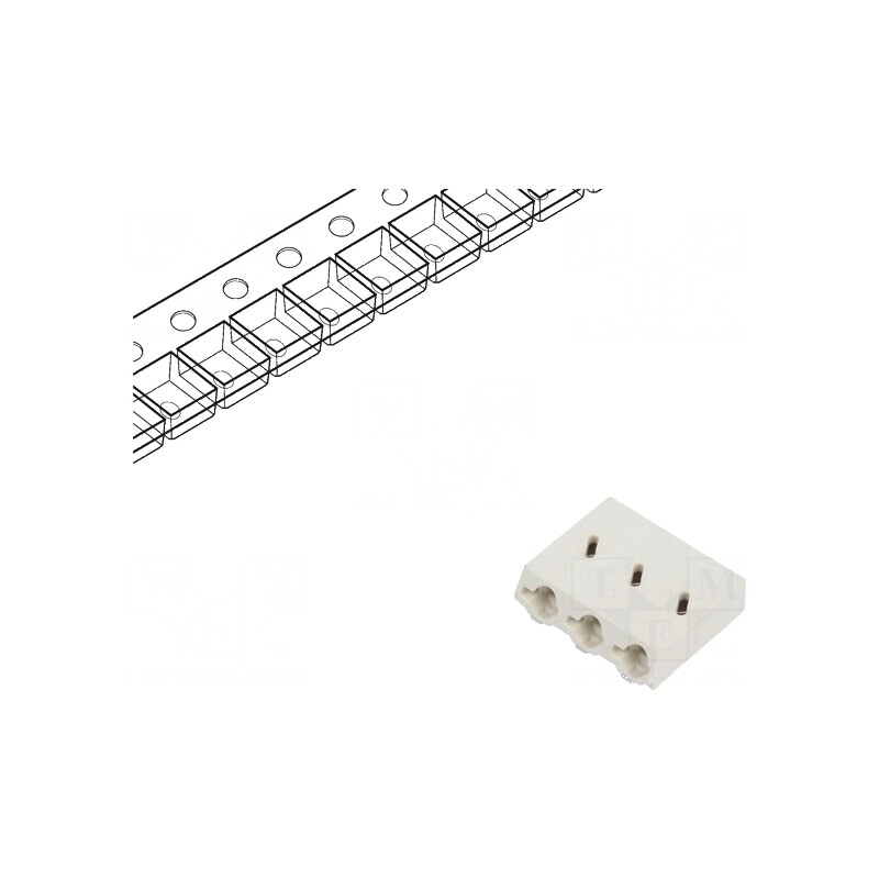 Conector pentru mufe DG2003 6mm, 3 piste, 0,5-1,5mm², 10A, SMT, 200V | Electronic-mag.ro | Componente Electronice Conector pentru mufe DG2003 6mm, 3 piste, 0,5-1,5mm², 10A, SMT, 200V | Electronic-mag.ro | Componente Electronice