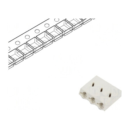 Conector pentru mufe DG2003 6mm, 3 piste, 0,5-1,5mm², 10A, SMT, 200V | Electronic-mag.ro | Componente Electronice