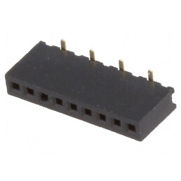 Conector şiruri pini soclu mamă PIN 9 drept 1,27mm SMT 1x9 – Componentă electronică de înaltă precizie | Electronic-mag.ro | Componente Electronice