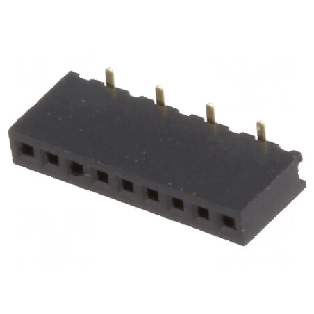 Conector şiruri pini soclu mamă PIN 9 drept 1,27mm SMT 1x9 – Componentă electronică de înaltă precizie | Electronic-mag.ro | Componente Electronice