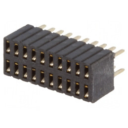 Conector şiruri pini soclu mamă PIN 20, 1,27mm THT 2x10 - Componentă electronică de înaltă calitate | Electronic-mag.ro | Componente Electronice
