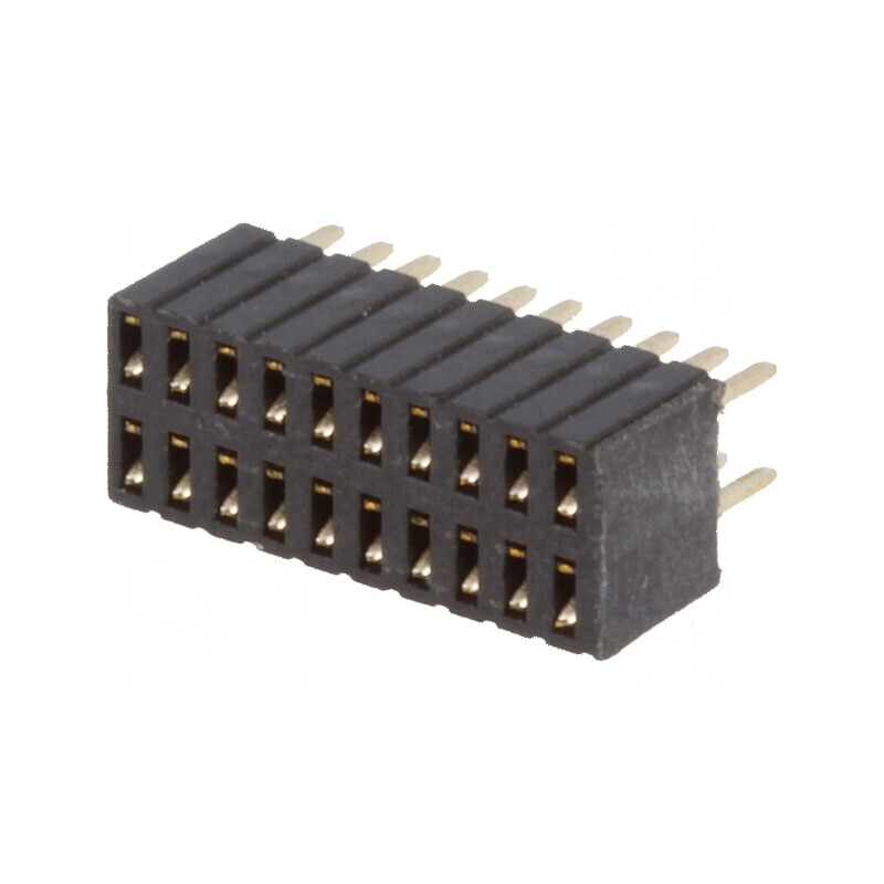 Conector şiruri pini soclu mamă PIN 20, 1,27mm THT 2x10 - Componentă electronică de înaltă calitate | Electronic-mag.ro | Componente Electronice Conector şiruri pini soclu mamă PIN 20, 1,27mm THT 2x10 - Componentă electronică de înaltă calitate | Electronic-mag.ro | Componente Electronice