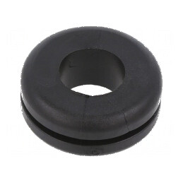 Manșon PVC negru Ø19mm x Ø12mm, rezistență temperatură -30÷60°C | Electronic-mag.ro | Componente Electronice