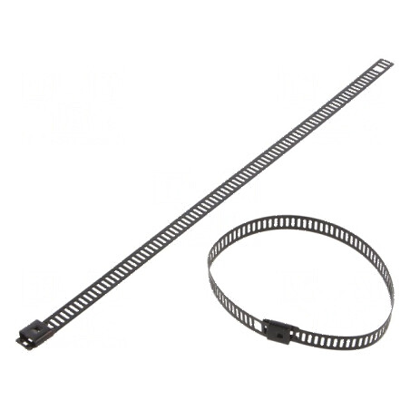 Colier de strângere din oțel inoxidabil AISI 304, dimensiuni L: 200mm, W: 7mm | Electronic-mag.ro | Componente Electronice