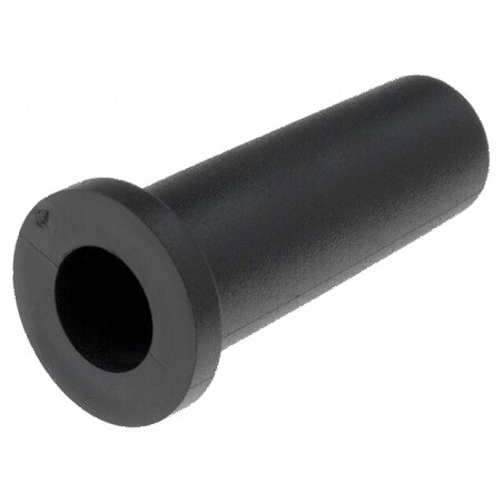 Manșon PVC negru Øorif montare 14,3mm Øorif 10,3mm lungime 38,1mm | Electronic-mag.ro | Componente Electronice