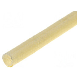 Manșon electroizolant din fibră de sticlă, rezistent la temperaturi de -25° până la 155°C, diametru interior 2,5mm | Electronic-mag.ro | Componente Electronice