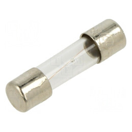 Siguranță întârziere 800mA 250VAC 5x20mm din alamă - 5ST | Electronic-mag.ro | Componente Electronice