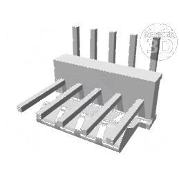 Conector cablu-placă soclu tată PIN 5, 2,54mm THT MTA-100 - Componentă electronică de înaltă calitate pentru conexiuni fia | Electronic-mag.ro | Componente Electronice