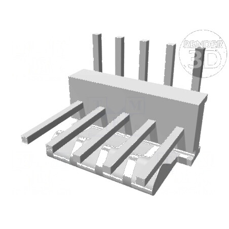 Conector cablu-placă soclu tată PIN 5, 2,54mm THT MTA-100 - Componentă electronică de înaltă calitate pentru conexiuni fia | Electronic-mag.ro | Componente Electronice