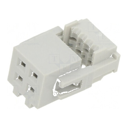 Conector IDC Mufă Mamă 4 PIN Gri Fără Presare Cabluri | Electronic-mag.ro | Componente Electronice