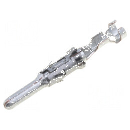 Pin tată cositorit 0,5÷1mm² 2.5mm System - Conectori în vrac pentru crimpare | Electronic-mag.ro | Componente Electronice