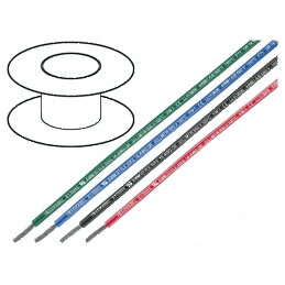 Cablu Litat 22AWG PVC Verde 600V - Fără Clasificare CPR | Electronic-mag.ro | Componente Electronice