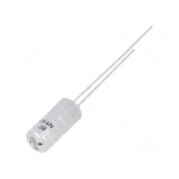 Condensator electrolitic THT 22µF 50VDC Ø5x11mm cu raster de 2,5mm | Electronic-mag.ro | Componente Electronice