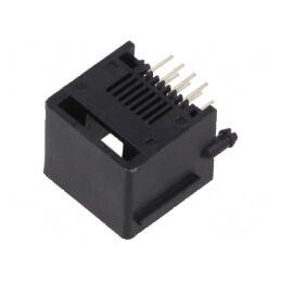 Conector RJ45 Soclu 8 PIN 8P8C THT în Unghi - Soluție Profesională de Conectivitate Ethernet | Electronic-mag.ro | Componente Electronice