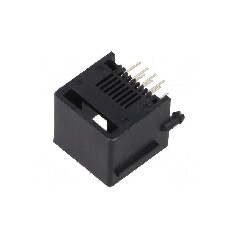 Conector RJ45 Soclu 8 PIN 8P8C THT în Unghi - Soluție Profesională de Conectivitate Ethernet | Electronic-mag.ro | Componente Electronice
