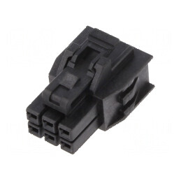 Conector Nano-Fit pentru Cablu și Placă, PIN: 6, Temperatură de Funcționare -40÷105°C, UL94V-0, Mufă | Electronic-mag.ro | Componente Electronice