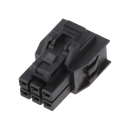 Conector Nano-Fit pentru Cablu și Placă, PIN: 6, Temperatură de Funcționare -40÷105°C, UL94V-0, Mufă | Electronic-mag.ro | Componente Electronice