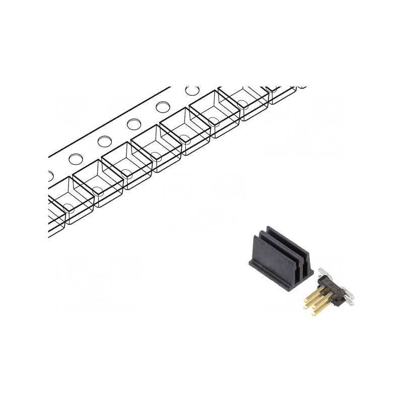 Conector Minitek127® Tată cu 4 Pini, 1,27mm - Şiruri Pini | Electronic-mag.ro | Componente Electronice Conector Minitek127® Tată cu 4 Pini, 1,27mm - Şiruri Pini | Electronic-mag.ro | Componente Electronice