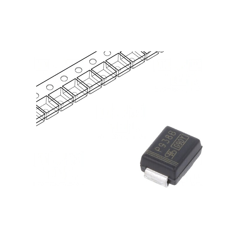 Diodă Zener 3W 36V 42mA SMD SMB - Unitate individuală pentru aplicații electronice | Electronic-mag.ro | Componente Electronice