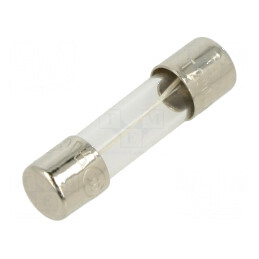Siguranţă întârziere 200mA 250VAC 5x20mm din alamă, set 5ST | Electronic-mag.ro | Componente Electronice