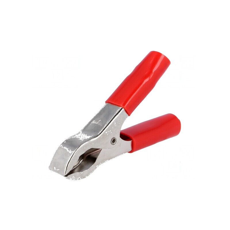 Bornă crocodil 30A cu Capacitate de Prindere Max. 25mm - Roșie | Electronic-mag.ro | Componente Electronice Bornă crocodil 30A cu Capacitate de Prindere Max. 25mm - Roșie | Electronic-mag.ro | Componente Electronice