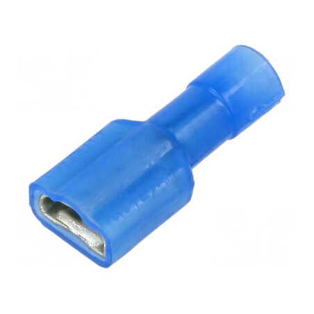Terminal plat 6,3mm 0,8mm mamă pentru cablu 1,5÷2,5mm², crimpat | Electronic-mag.ro | Componente Electronice
