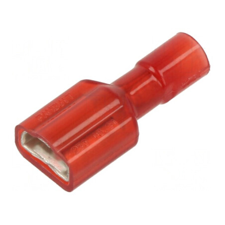 Terminal plat 6,3mm 0,8mm mamă pentru cablu 0,5-1mm², crimpat | Electronic-mag.ro | Componente Electronice