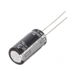 Condensator electrolitic THT 470uF 50VDC Ø10x20mm, Raster 5mm - Componentă electronică de înaltă calitate | Electronic-mag.ro | Componente Electronice