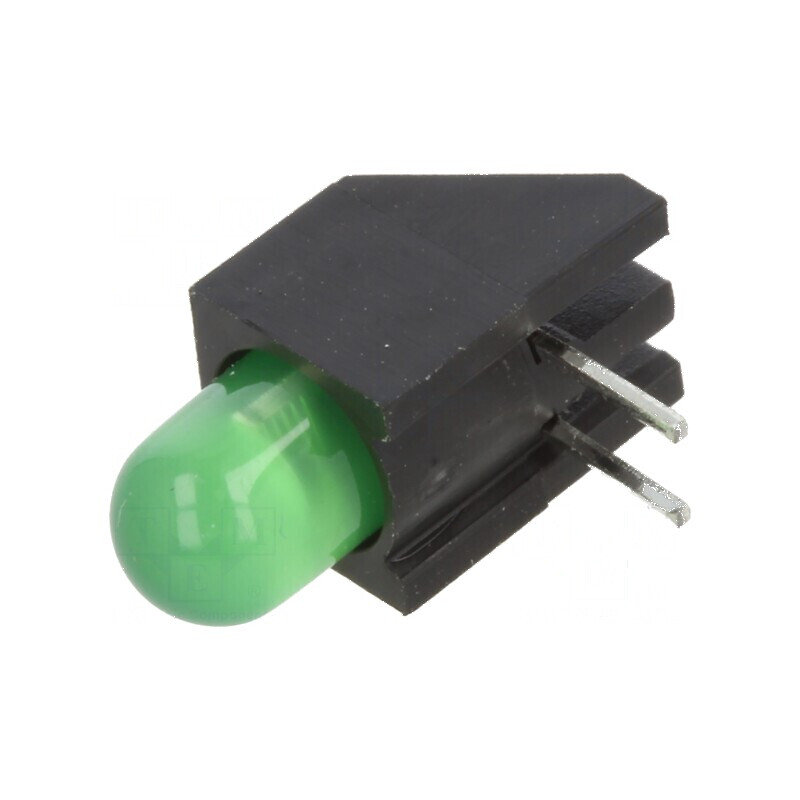 LED 5mm Verde Difuz cu 1 Diode - 20mA, Lentilă 45° în Carcasă | Electronic-mag.ro | Componente Electronice LED 5mm Verde Difuz cu 1 Diode - 20mA, Lentilă 45° în Carcasă | Electronic-mag.ro | Componente Electronice