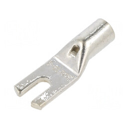 Furcă M4 16mm² Crimată pe Cablu Neizolat Cositorit 6AWG - Vârf de Conexiune Profesional pentru Electricitate | Electronic-mag.ro | Componente Electronice