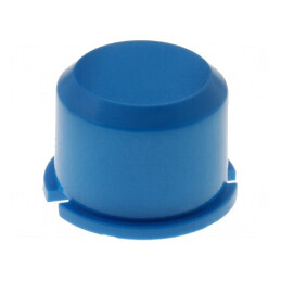 "Tastă rotundă albastră din plastic Ø9,6mm - Accesorii pentru electronică" | Electronic-mag.ro | Componente Electronice