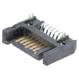 Conector SATA Soclu Tată cu 7 PIN-uri - Componentă pentru Conectivitate Discuri HDD/SSD | Electronic-mag.ro | Componente Electronice