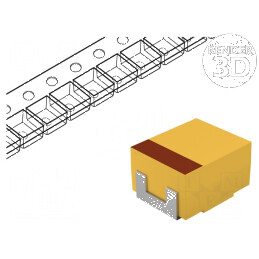 Condensator Tantal 68uF 10VDC SMD D 2917 ±10% - Interval temperatură -55÷125°C | Electronic-mag.ro | Componente Electronice