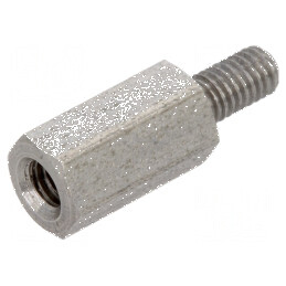 Piuliță Distanțieră Filetată 10mm M3 Intern și M3 Extern - Accesorii pentru Montaj | Electronic-mag.ro | Componente Electronice