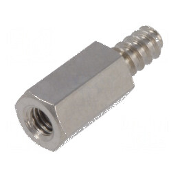 Piuliță Distanțieră Filetată 12mm, Filet Interior M4, Hexagonală, pentru Conectare și Montaj Profesional | Electronic-mag.ro | Componente Electronice