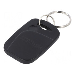 Breloc RFID Plastic Negru 125kHz 8BROM pentru Acces Controlat | Electronic-mag.ro | Componente Electronice