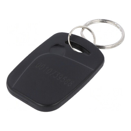 Breloc RFID Plastic Negru 125kHz 8BROM pentru Acces Controlat | Electronic-mag.ro | Componente Electronice