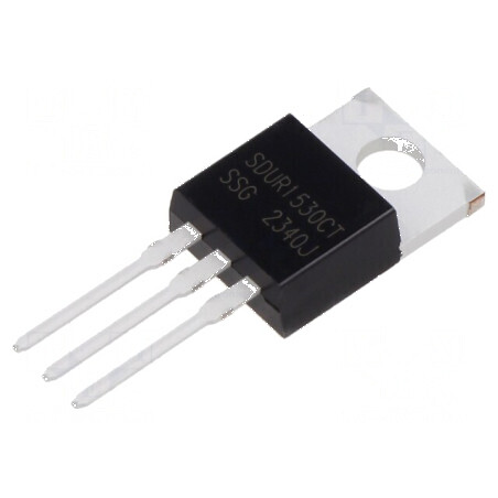 Diodă Redresoare THT 300V 8Ax2 Tub TO220AB - Ufmax 1,3V 45ns | Electronic-mag.ro | Componente Electronice