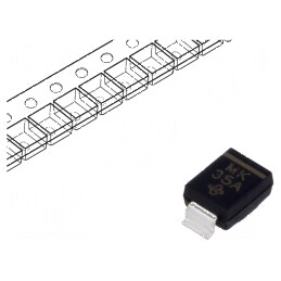 Diodă TVS Unidirecțională 600W 33,3V 12,4A DO215AA - Protecție Echipamente Electronice | Electronic-mag.ro | Componente Electronice