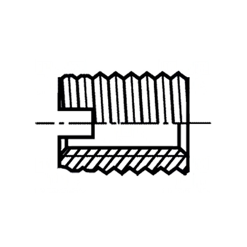 Adaos filetat din oțel călit zincat M4 BN 902 - Lungime 8mm | Electronic-mag.ro | Componente Electronice